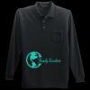 Long Sleeve Silk Touch Polo with Pocket Thumbnail