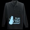 Long Sleeve Silk Touch Polo with Pocket Thumbnail