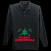 Long Sleeve Silk Touch Polo with Pocket Thumbnail