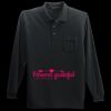 Long Sleeve Silk Touch Polo with Pocket Thumbnail