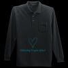 Long Sleeve Silk Touch Polo with Pocket Thumbnail