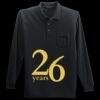 Long Sleeve Silk Touch Polo with Pocket Thumbnail