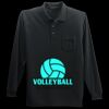 Long Sleeve Silk Touch Polo with Pocket Thumbnail