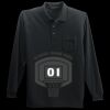 Long Sleeve Silk Touch Polo with Pocket Thumbnail