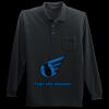 Long Sleeve Silk Touch Polo with Pocket Thumbnail