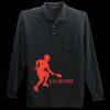 Long Sleeve Silk Touch Polo with Pocket Thumbnail