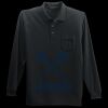 Long Sleeve Silk Touch Polo with Pocket Thumbnail