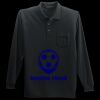 Long Sleeve Silk Touch Polo with Pocket Thumbnail