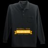 Long Sleeve Silk Touch Polo with Pocket Thumbnail