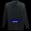 Long Sleeve Silk Touch Polo with Pocket Thumbnail