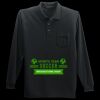 Long Sleeve Silk Touch Polo with Pocket Thumbnail