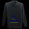 Long Sleeve Silk Touch Polo with Pocket Thumbnail