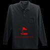 Long Sleeve Silk Touch Polo with Pocket Thumbnail