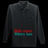 Long Sleeve Silk Touch Polo with Pocket Thumbnail