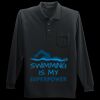 Long Sleeve Silk Touch Polo with Pocket Thumbnail