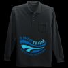Long Sleeve Silk Touch Polo with Pocket Thumbnail