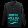 Long Sleeve Silk Touch Polo with Pocket Thumbnail