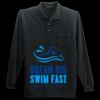 Long Sleeve Silk Touch Polo with Pocket Thumbnail
