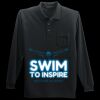 Long Sleeve Silk Touch Polo with Pocket Thumbnail