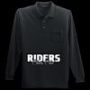 Long Sleeve Silk Touch Polo with Pocket Thumbnail