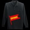 Long Sleeve Silk Touch Polo with Pocket Thumbnail