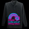 Long Sleeve Silk Touch Polo with Pocket Thumbnail
