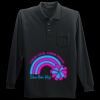 Long Sleeve Silk Touch Polo with Pocket Thumbnail