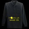 Long Sleeve Silk Touch Polo with Pocket Thumbnail