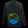 Long Sleeve Silk Touch Polo with Pocket Thumbnail