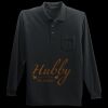 Long Sleeve Silk Touch Polo with Pocket Thumbnail