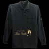 Long Sleeve Silk Touch Polo with Pocket Thumbnail
