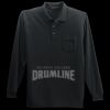 Long Sleeve Silk Touch Polo with Pocket Thumbnail
