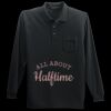 Long Sleeve Silk Touch Polo with Pocket Thumbnail