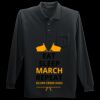 Long Sleeve Silk Touch Polo with Pocket Thumbnail