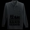 Long Sleeve Silk Touch Polo with Pocket Thumbnail