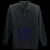 Long Sleeve Silk Touch Polo with Pocket Thumbnail