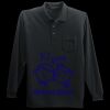 Long Sleeve Silk Touch Polo with Pocket Thumbnail
