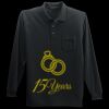 Long Sleeve Silk Touch Polo with Pocket Thumbnail