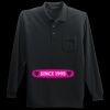 Long Sleeve Silk Touch Polo with Pocket Thumbnail