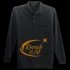 Long Sleeve Silk Touch Polo with Pocket Thumbnail