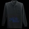 Long Sleeve Silk Touch Polo with Pocket Thumbnail