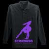Long Sleeve Silk Touch Polo with Pocket Thumbnail