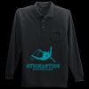 Long Sleeve Silk Touch Polo with Pocket Thumbnail
