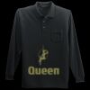 Long Sleeve Silk Touch Polo with Pocket Thumbnail