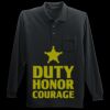 Long Sleeve Silk Touch Polo with Pocket Thumbnail