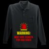 Long Sleeve Silk Touch Polo with Pocket Thumbnail