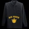 Long Sleeve Silk Touch Polo with Pocket Thumbnail