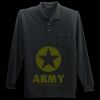 Long Sleeve Silk Touch Polo with Pocket Thumbnail