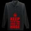 Long Sleeve Silk Touch Polo with Pocket Thumbnail