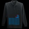 Long Sleeve Silk Touch Polo with Pocket Thumbnail